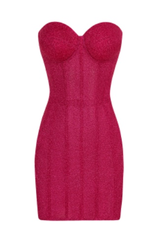 BRILLIANCE DROP RASPBERRY DRESS