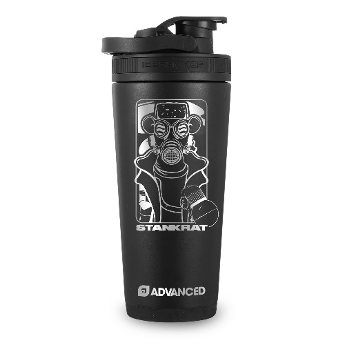 Stankrat Custom 26oz Ice Shaker - Black - Black