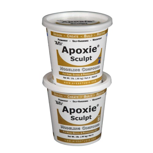 Apoxie Sculpt - 2 Part Modeling Compound (A & B) - 4 Pound, White - 