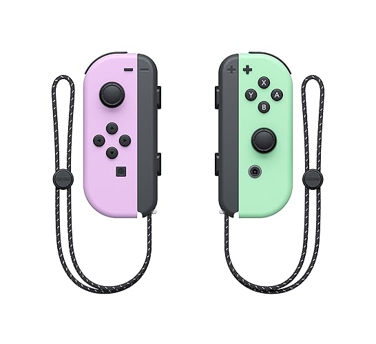 Joy-Con (L)/(R) - Pastel Purple/Pastel Green (Renewed) - Pastel Purple/Pastel Green