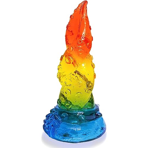 Realistic Dildo Tentacle G-Spot Dildo - 7.48 Inch Colorful Octopus Monster Anal Dildo with Suction Cup Pride Colors for Hands-Free Stimulator Fantasy Beginner Adult Sex Toy for Vaginal & Anal Play