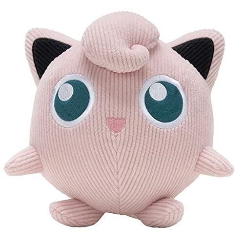 Pokemon SELECT CORDUROY JIGGLYPUFF PLUSH - 8-Inch - Unique Fabric - Authentic Details - Corduroy Jigglypuff