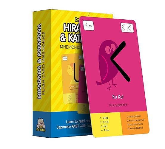 Dr. Moku's Hiragana and Katakana Flashcards - Learn Japanese for Beginners