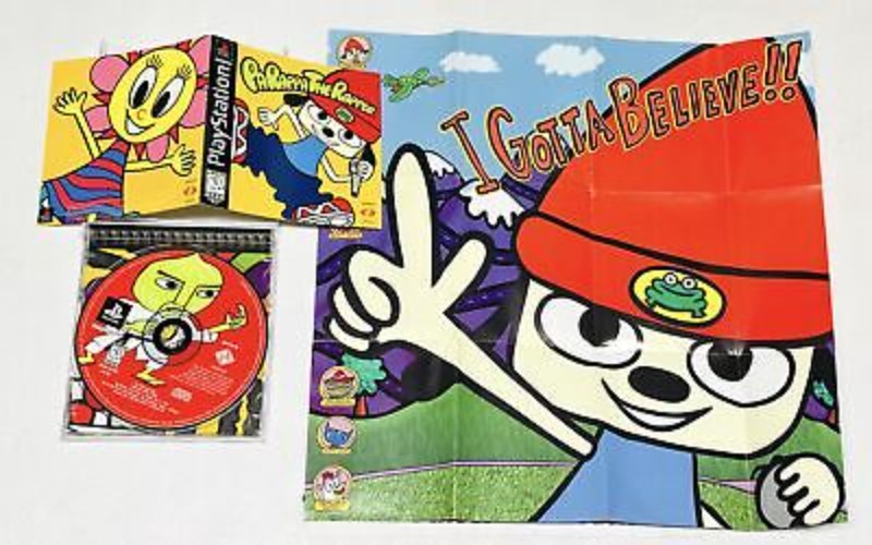 PaRappa The Rapper + Poster - Complete PlayStation 1 PS1 Game CIB  | eBay