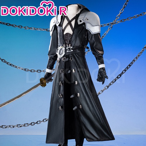 【Size XS-3XL】DokiDoki-R Game Final Fantasy VII Cosplay Sephiroth Costume FFVII Adult | Costume Only-3XL-Order Processing Time Refer to Description Page