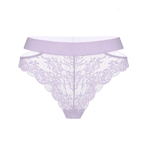 Wild Lace Cheeky Panty Lilac Hint - S / Lilac Hint
