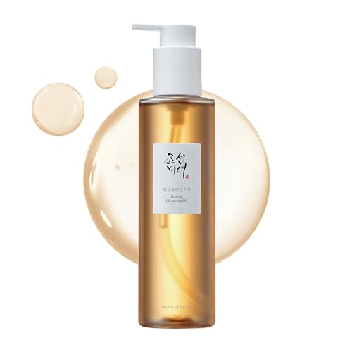 Beauty of Joseon Ginseng Cleansing Oil Waterproof Makeup Remover for Sensitive, Acne-Prone Facial Skin. Korean Skin Care for Men and Women, 210ml, 7.1 fl.oz - Ginseng Cleansing Oil