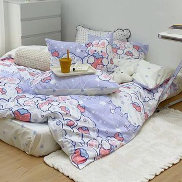 Rabbit Print Bedding Set