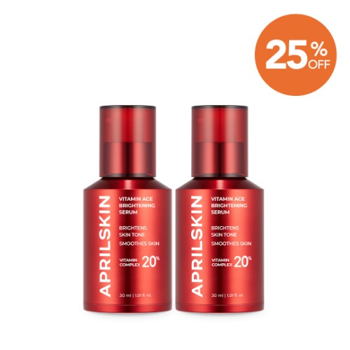20% Vitamin A.C.E. Brightening Serum(16% Ascorbic Acid+2% Panthenol+0.3% Glutathione) | [25% OFF] 2X Serums vitamin