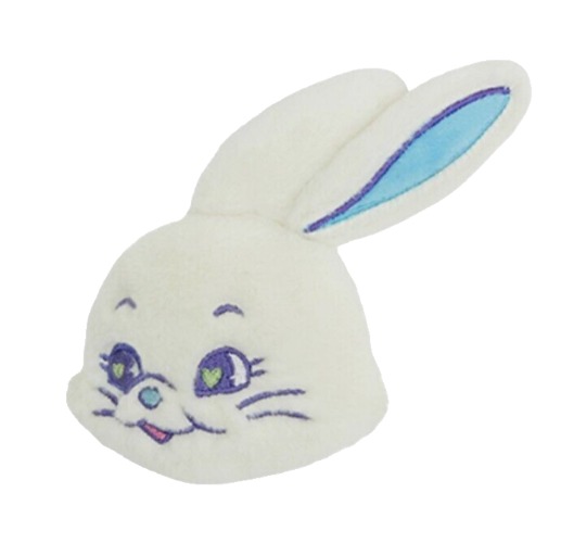 NewJeans Official Tokki Merchandise Fluffy Keyring White