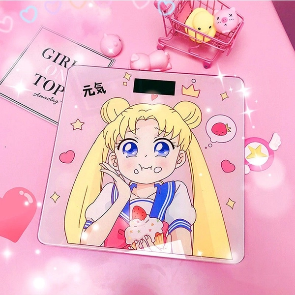 Sailor Moon Bathroom Scale Cute Digital Scale Kawaii Room Decor