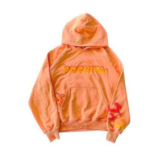 Woof!! Hoodie *oversized* | Apricot Jam / S