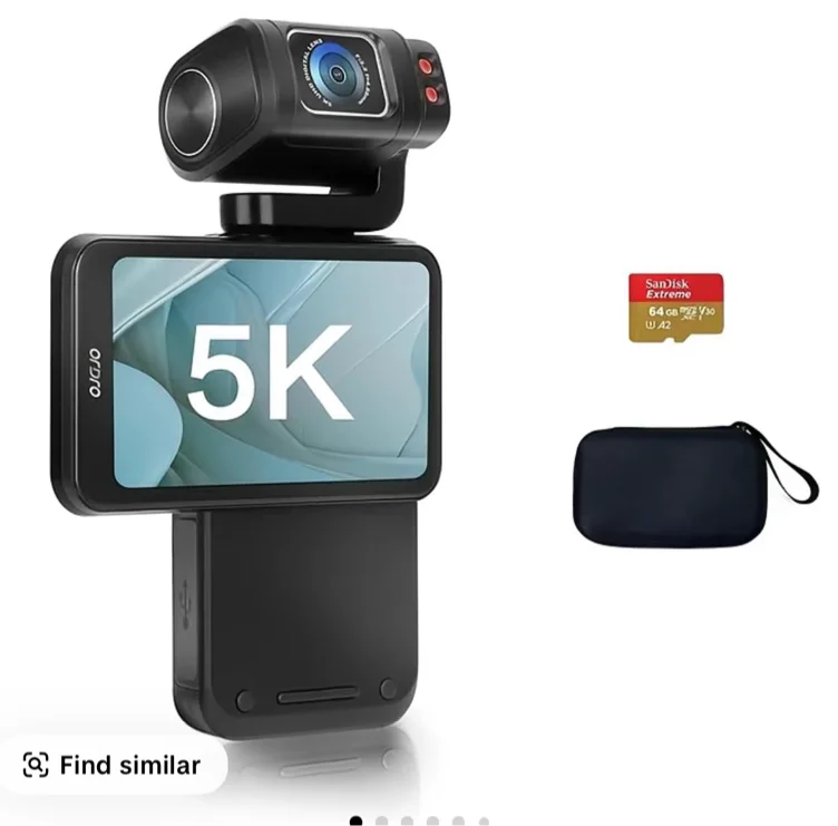 ORDRO M3 Portable Pocket Camera with 3.5'' Flippable Touch Screen - TikTok Shop