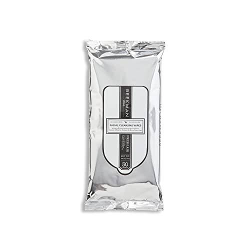 Beekman 1802 Face & Body Wipes - 30 Count - Cleanses Dirt & Makeup - With Goat Milk, Aloe & Vitamin E - Alcohol Free, Biodegradable - Good for Sensitive Skin - Cruelty Free - Fresh Air