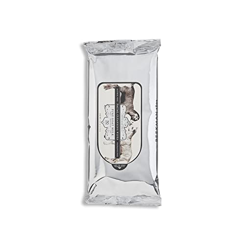 Beekman 1802 Face & Body Wipes - 30 Count - Cleanses Dirt & Makeup - With Goat Milk, Aloe & Vitamin E - Alcohol Free, Biodegradable - Good for Sensitive Skin - Cruelty Free - Pure Goat Milk (Fragrance-Free)