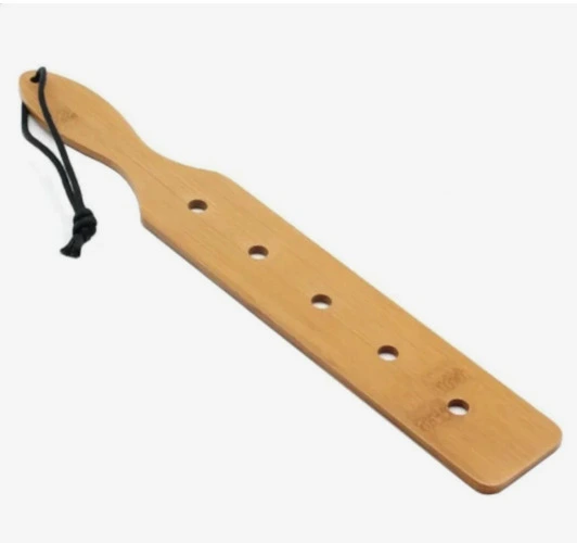 All-Natural Starter Paddle With Holes 