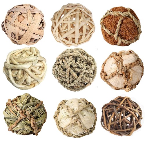 9 pieces of chew toys | Gift for my bunny Mocha 