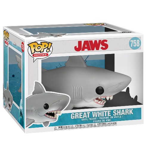 Funko POP! Movies: Jaws - 6" - Vinylfigur för samlare - Presentidé - Officiell merchandise - Leksaker för barn och vuxna - Skräckfans - Modellfigur för samlare och utställning