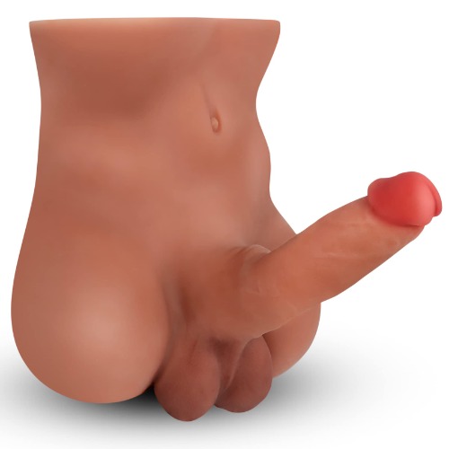 Male Sex Doll for Women with Realistic Dildo Penis Adult Sex Toys, Sex Dolls Big Dildos Anal Toys Thick Dildo Female Masturbation Adult Toys for Women, Unisex Womens Sex Toys for Couple Men Gay, Brown - Tan
