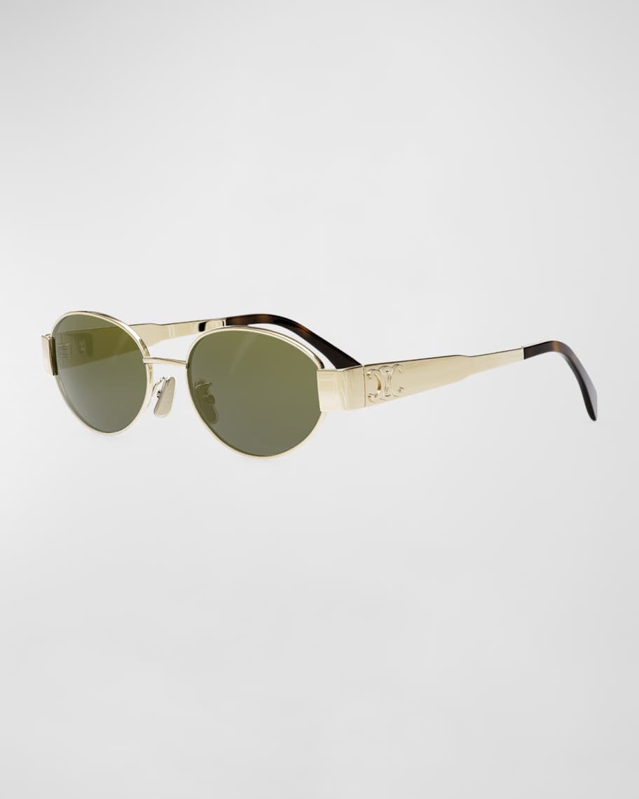 Celine Oval Metal Sunglasses