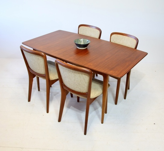 McIntosh Mid Century Teak Dining Table & Chairs By Tom Robertson C.1960