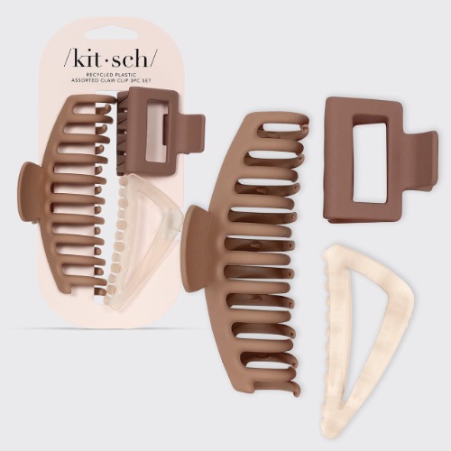 Neutral Assorted Claw Clip 3pc - Oversized Claw Clip | NC / OS