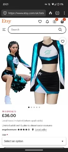 Limited addition!! Euphoria cheerleader costume