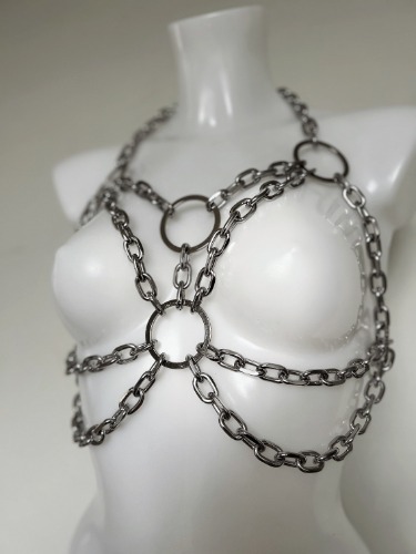 Elisabetta chain harness | Silver