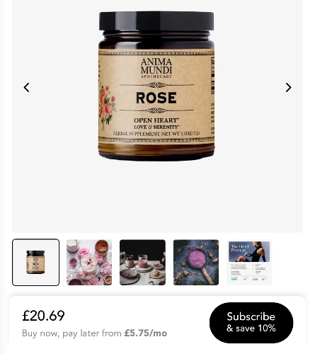 Rose powder
