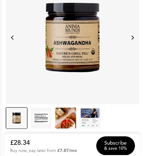 Ashwagandha powder
