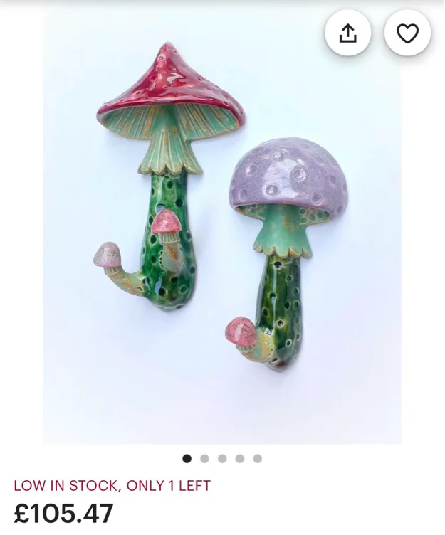 Mushroom hooks 🍄