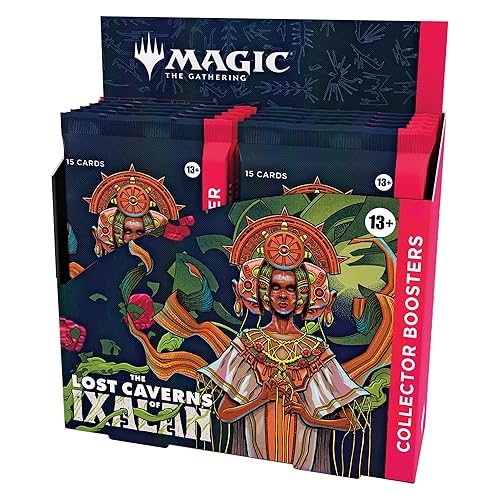 Magic: The Gathering The Lost Caverns of Ixalan Collector Booster Box - 12 Packs + 1 Foil Box Topper Card (181 Magic Cards)