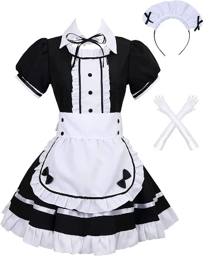 Amazon.com: Women's French Apron Maid Dress