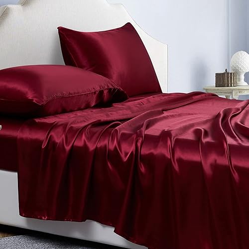 Satin 4 Piece Sheet Set