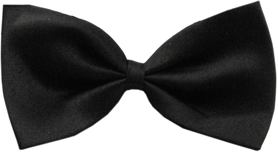 Pet, Dog and Cat Bow Ties, "Solid Colors Group" *Available in 14 different colors!* - Black / Elastic Band
