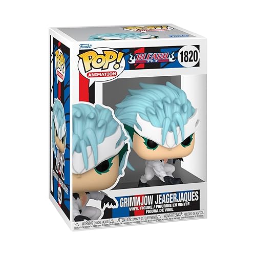 Funko POP Animation: Bleach - Grimmjow Jeagerjaques - 1/6 Odds for Rare Chase Variant - Glow in The Dark - Bleach - Collectable Vinyl Figure - Gift Idea - Official Merchandise - for Kids & Adults