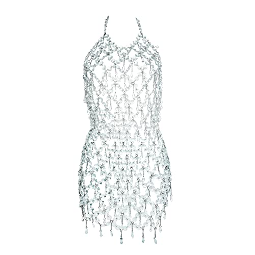 Crystal Body Chain Dress