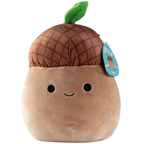 Squishmallows 10" Mac The Acorn Holiday Plush - Official Kellytoy - Soft and Squishy Adorable Fall Stuffed Animal Toy - Great Gift for Kids - 