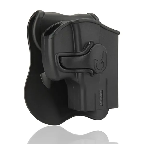 XSHION Taurus G2C Holsters, OWB Holster for Taurus Millennium G2 PT111 PT132 PT138 PT140 PT145 PT745(No Pro),Outside The Waistband Carry Holster with 360° Adjustable Paddle -Right-Handed Black
