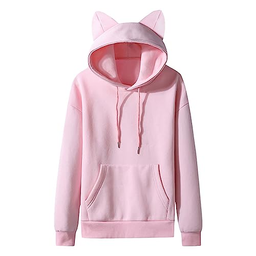 Pink Cat Hoodie