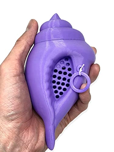 MunnyGrubbers - Mystic Conch Shell (V4 Lavender) with Voice Reply - Non-Canon Parody of Magic Conch Shell - Fortune Telling - Decision Making Toy - Meme - Novelty - Gift - (V4 Lavender)