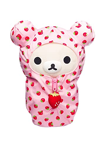 San-X Original Rilakkuma Sleeping Bag Plush Series (Korilakkuma - Strawberry) - Strawberry
