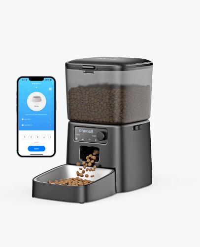 Oneisall 3.5L Automatic Pet Feeder with 5G Wi-Fi and APP Control