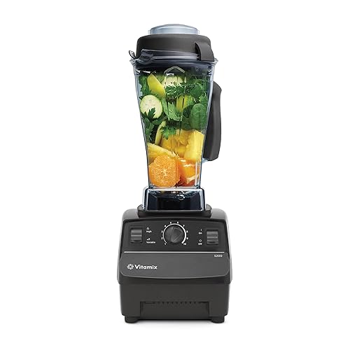 Vitamix 5200 Blender, Professional-Grade, Container, Self-Cleaning 64 oz, Black/Grey - Black - Blender