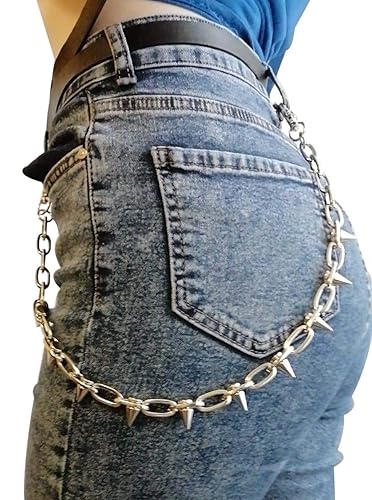 BGTY Vintage Harajuku Punk Cool Pants Jeans Chain Fashion Body Jewelry Accessory for Women Girls Cute Waist Chain - Rivet