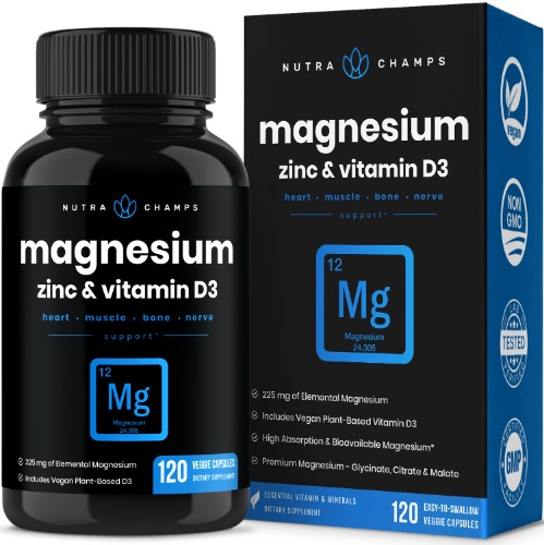 Magnesium, Zinc & Vitamin D3 Supplement