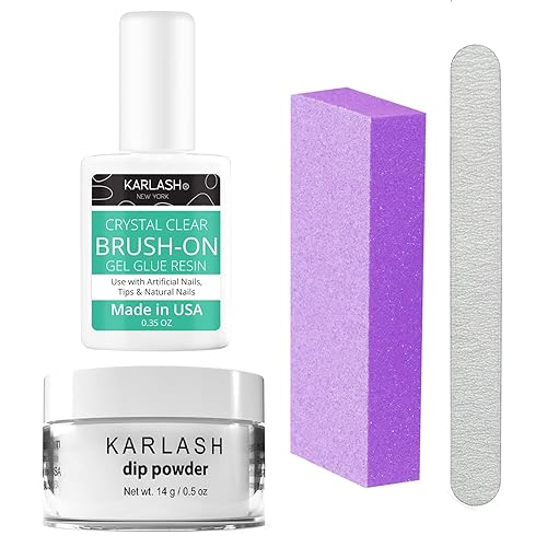 Karlash Nail Repair Kit for Broken Cracked Split Nails. Emergency Easy Quick Fix (Crystal Clear) - Crystal Clear