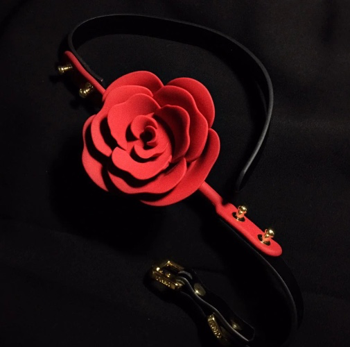 UPKO Rose Ball Gag | Black strap