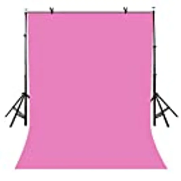 LYLYCTY 5x7ft Photography Studio Non-Woven Backdrop Millennium Pink Backdrop Solid Color Backdrop Simple Background LY091