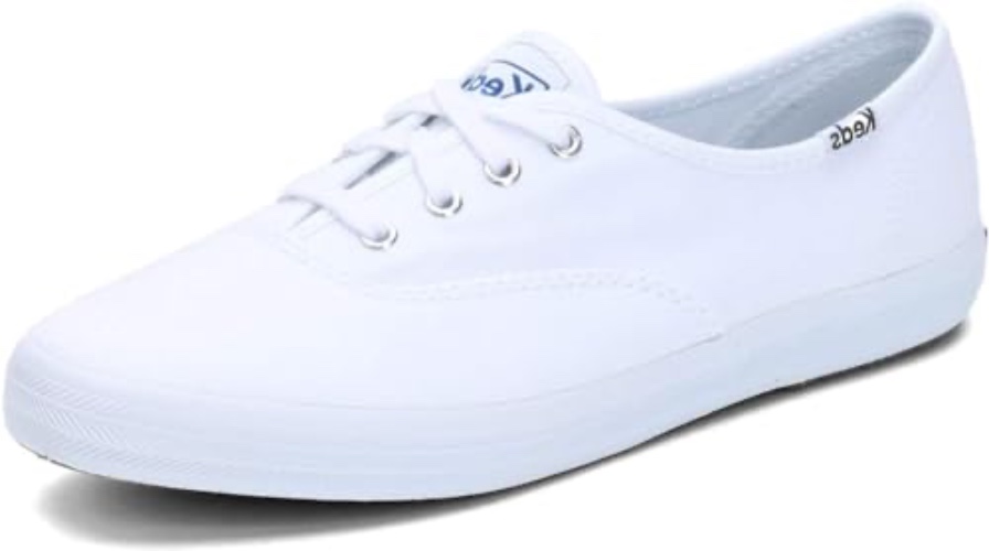 Keds Women's Champion Canvas Lace Up Sneaker - 5.5 - White